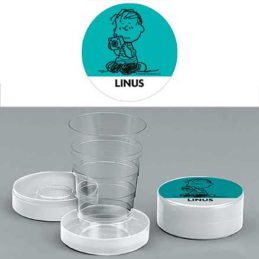 Bicchiere chiudibile a telescopio Linus