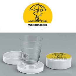 Bicchiere chiudibile a telescopio Woodstock